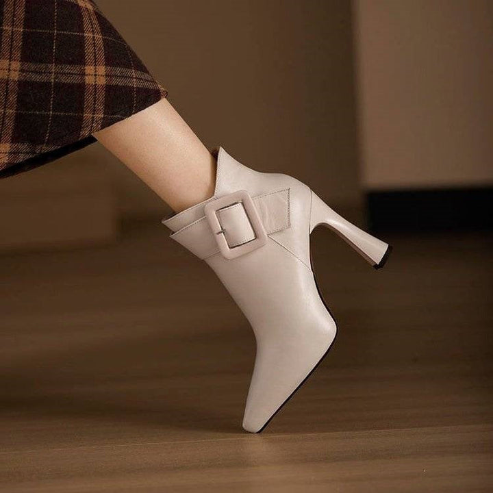 Lucia Leather Ankle Boots