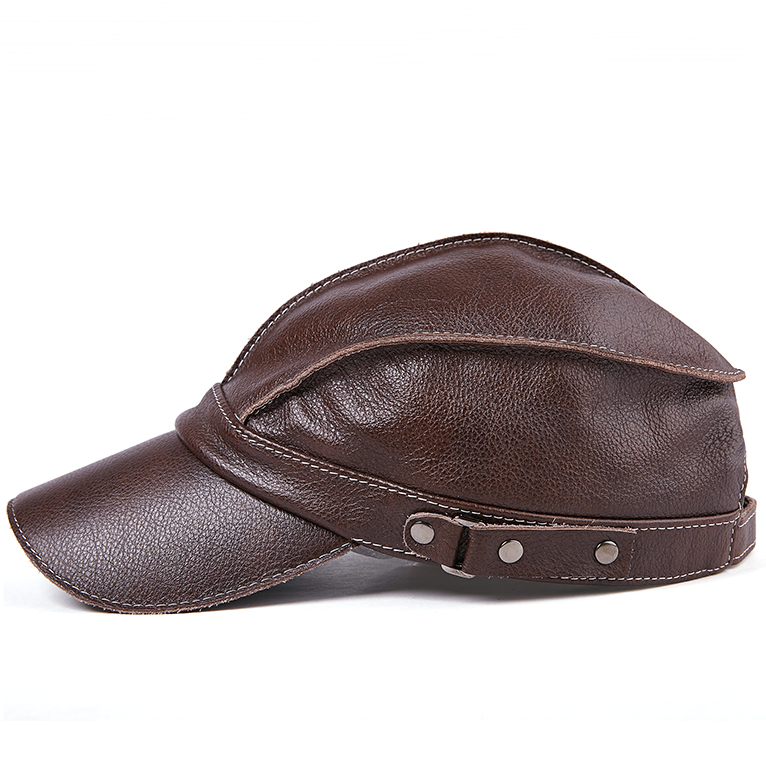 Montaro Leather Cap