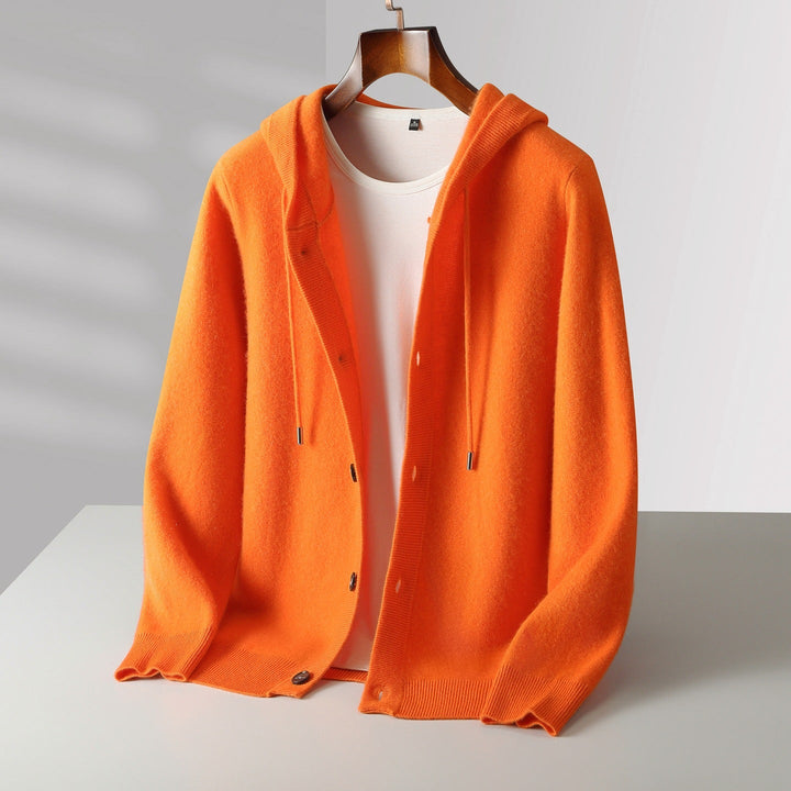 Vercelli Cashmere Hooded Cardigan