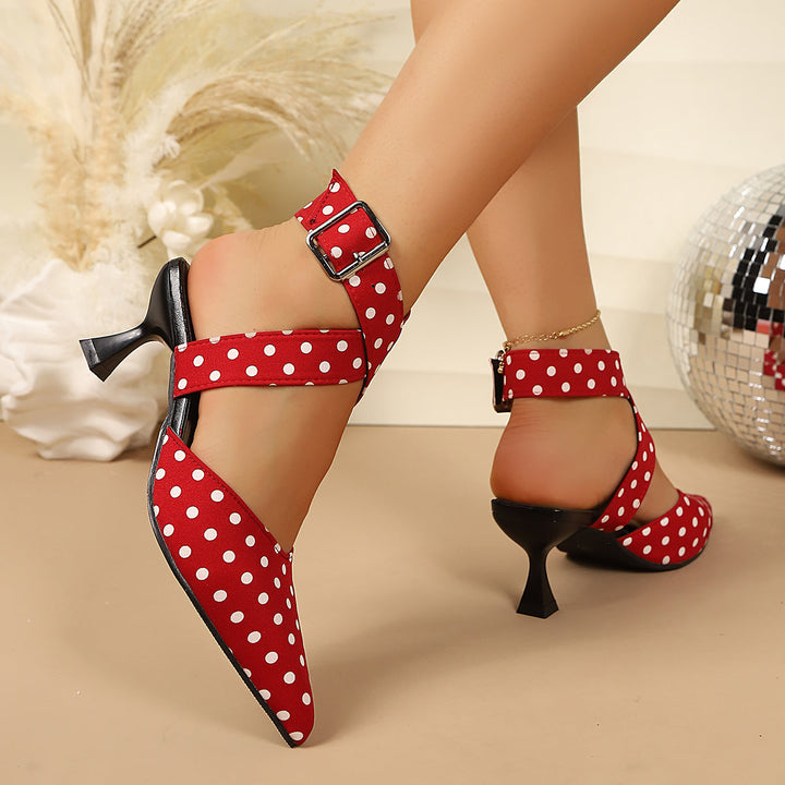 Rosetta Strap Heels
