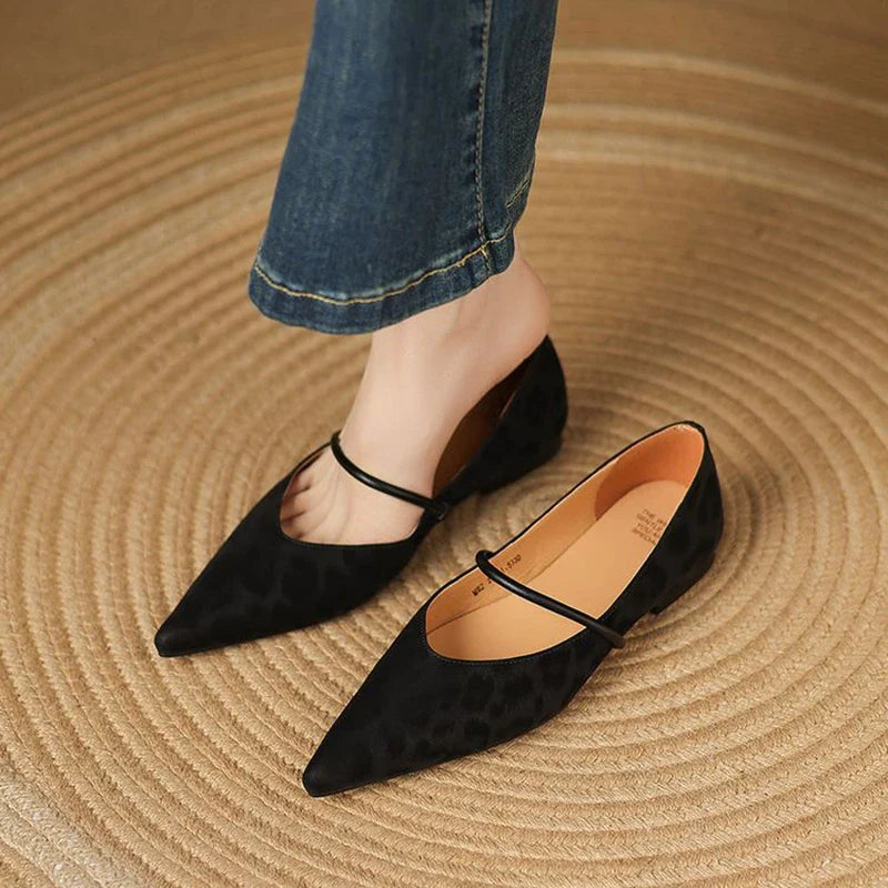 Sahara Leather Flats