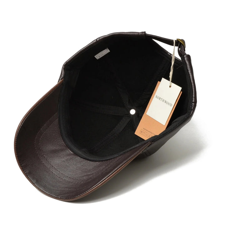 Mavric Leather Cap