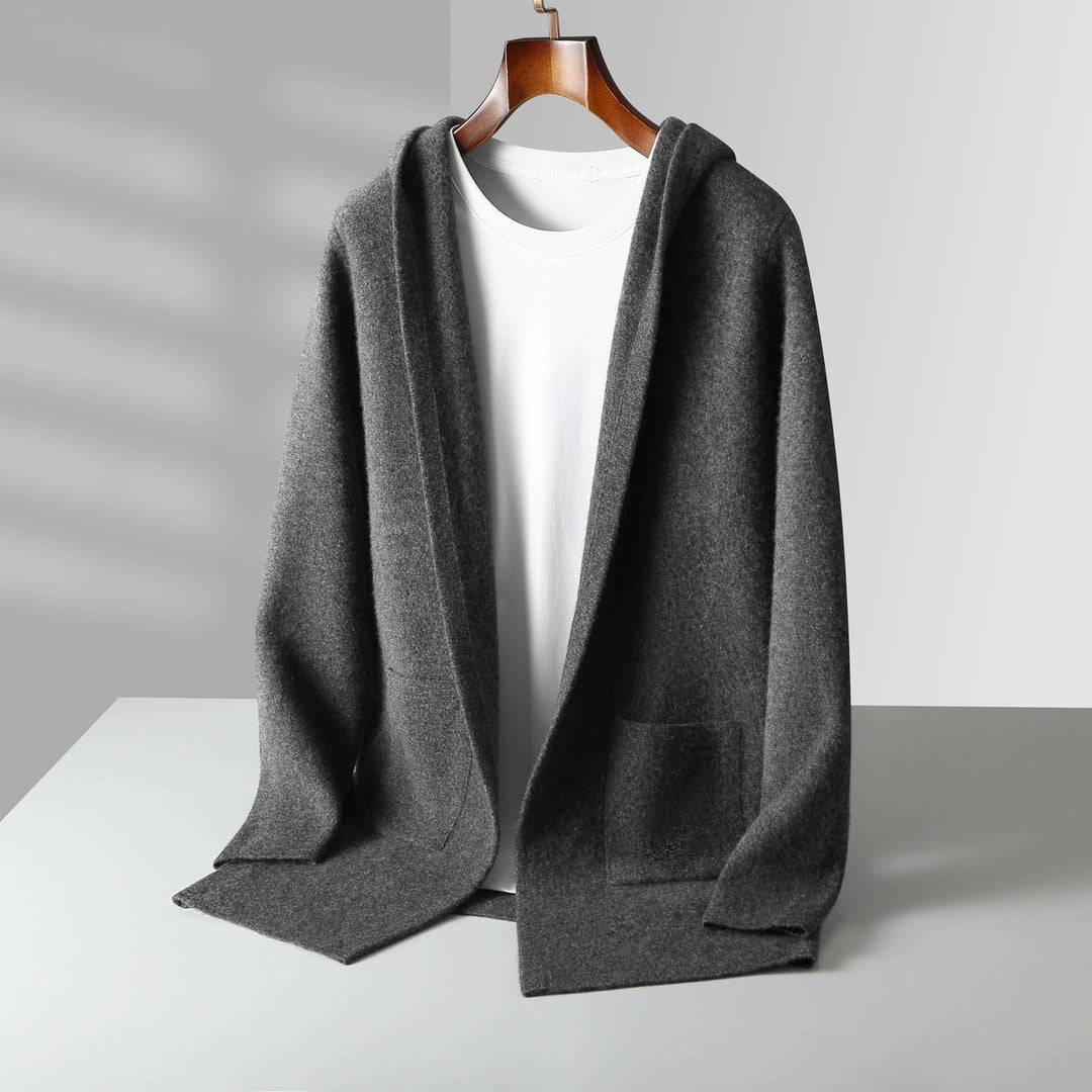 Valdoro Cashmere Hooded Cardigan