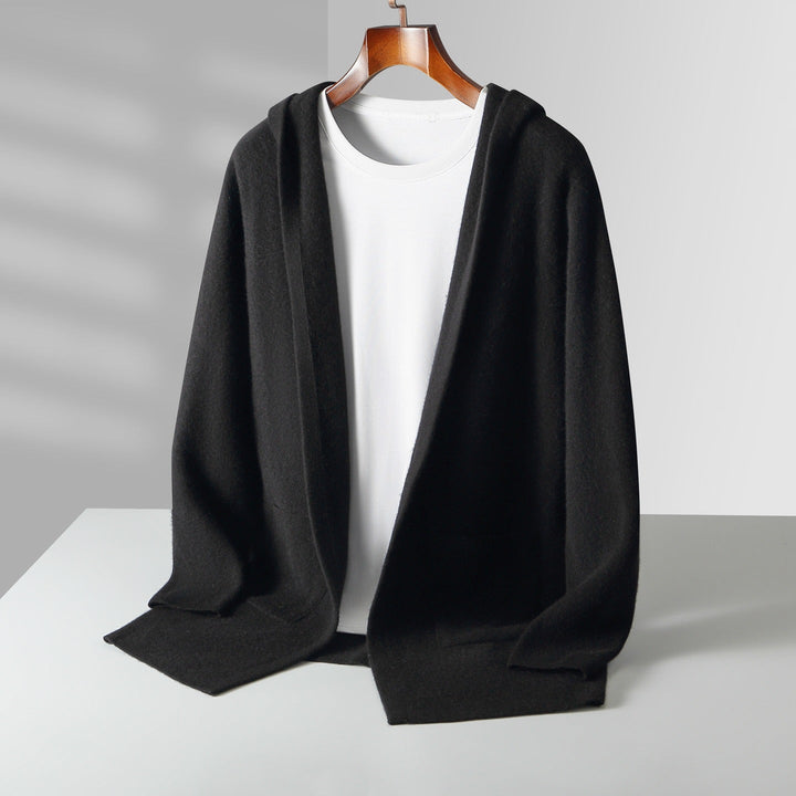Valdoro Cashmere Hooded Cardigan