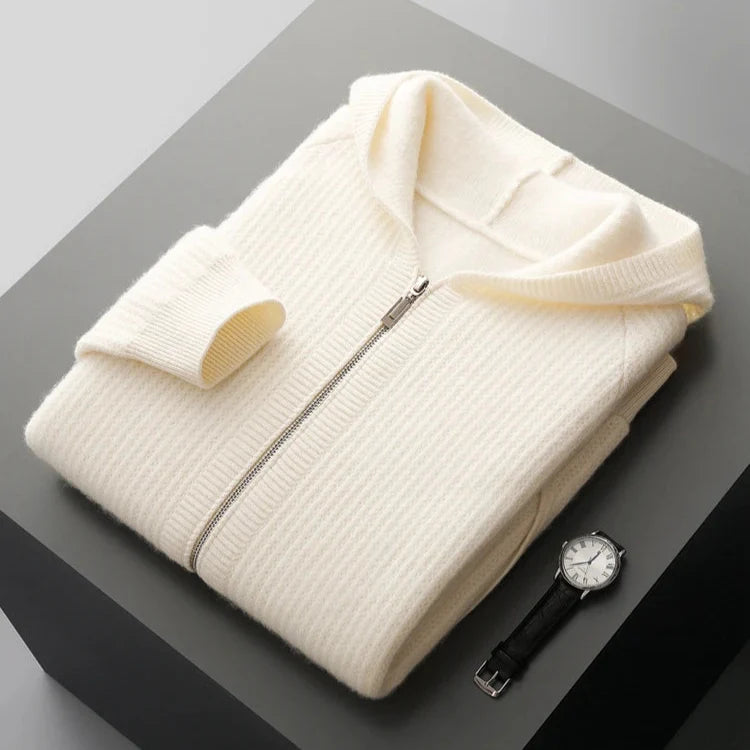Sorrento Cashmere Zip Hoodie