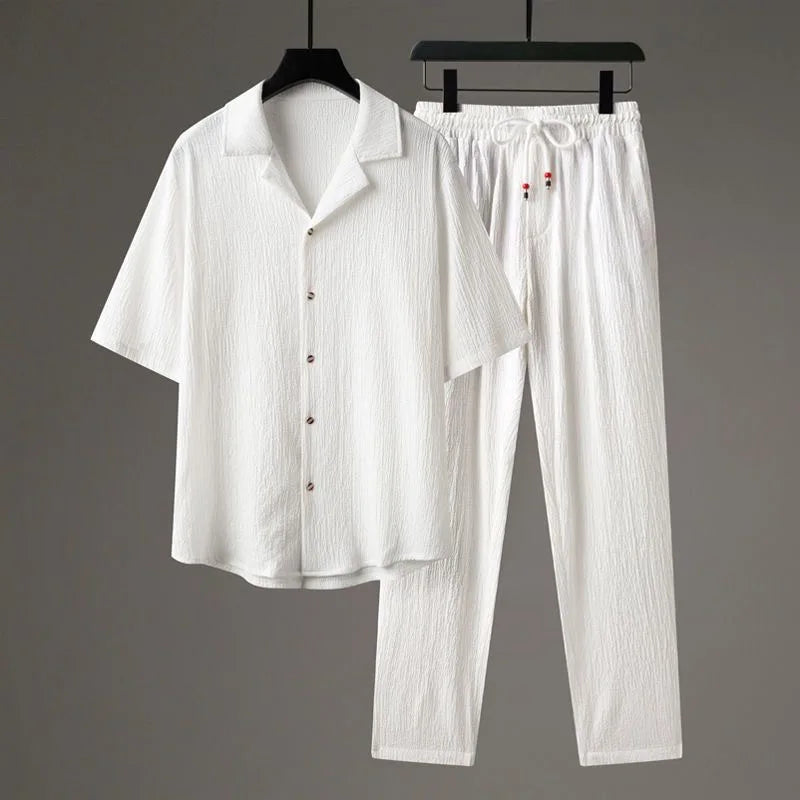 Cavari Oversized Linen Set – Amari Bay